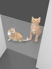 Retractable Pet Gate [Upgraded Anti-Climb Version], Universal For Cats & Dogs, Stair Barrier, Portable Foldable Safety Gate