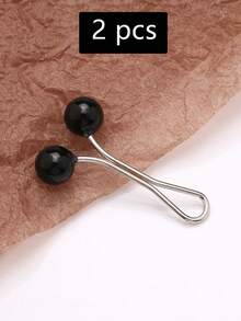 2/4 Peças Conjunto de Broches e Alfinetes em Liga Metálica em Formato de U - Alfinetes de Segurança Metálicos Multiuso para Lenços, Calças, Golas e Punhos - Sem Eletrodeposição, Destacável, Design Sem Costura, Acessórios de Halloween, Dia dos Professores