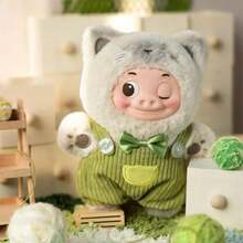1pc Cute Pig Plush Doll Figurine, Anime Collectible, Random Style, Birthday Gift - Multicolor - View 3