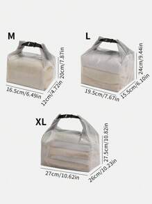 1个泳衣毛巾防水袋，带提手拉链牛津布干湿两用袋，防水衣物袋，旅行健身沙滩包，户外运动夏季度假泳池运动包，大容量旅行包，男女通用，旅行必备耐用游泳包，防水沙滩包