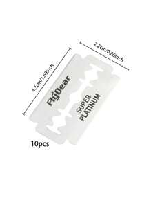 Men's Stainless Steel Manual Thumb Shaver With Shaver Stand, New Shaver Set With Double-Edge Folding Shaver Blade, Suitable For Shaving, Haircut And Depilation For Men And Women - Multicolor - View 14