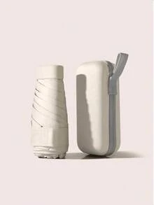 Small Folding Umbrella, Mini Pocket Waterproof Portable Travel Umbrella,Sun Umbrella Female Sunscreen UV Protection Sun And Rain Umbrella Two-In-One Mini Five-Fold Ultra-Light And Compact Portable,Mini Travel Umbrella, Small And Compact Portable Umbrella For Sunny And Rainy Days, Windproof Sunshade, 99% UV Protection, Suitable For Women And Men Umbrella For Women Umbrella Rainproof Windproof