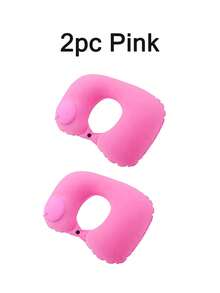 1/2/3pcs Inflatable Neck Pillow, Suitable For Airplane Travel, Inflatable Neck Pillow, Travel Neck Pillow, Inflatable Neck Pillow, Travel Pillow. This Inflatable U-Shaped Pillow Is Designed With Ergonomics, Contouring To The Neck Curve, Portable And Lightweight, Providing Comfortable Support And Relieving Neck Pressure. - Multicolor - View 18