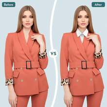 ZHUDOU Fake Collar Shirts For Women, Versatile Dickey White Collar, Half Shirt Collar For Women &Amp; Girls - 白色 - 查看 4