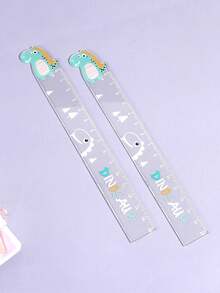 1pc Dinosaur Design Random Ruler,Rulers - Multicolor - View 12