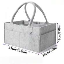 毛毡尿布包，婴儿用品收纳袋，户外妈妈包，毛毡尿布包