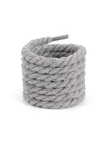 1 对粗绳鞋带，适用于宽圆粗鞋带，运动鞋替换带，绳鞋带，面包鞋带