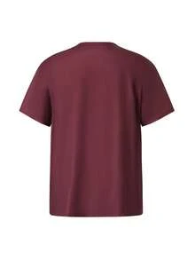 Women Y2k Fairy Grunge Striped Shirt Top Vintage Shorts Sleeve V Neck Goth Loose Fit T-Shirts Emo Gothic E-Girl Oversized Tees Tops Aesthetic Clothes Streetwear - 紅色 - 查看 5