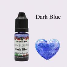 24 色 10ml 高浓度酒精基墨水，浓缩环氧树脂涂料彩色染料，非常适合树脂培养皿、杯垫、绘画、玻璃杯制作 - Alcohol Ink - 查看 22