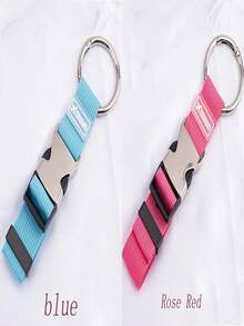 1pc Colorful Adjustable Luggage Strap, Portable Travel Luggage Belt With Release Buckle, Travel Accessories, Convenient To Carry, Anti-Theft Luggage Strap,Multi Function Holder Gripper,For Travel Flight Business Trip Holiday For Suitcase Backpack,Practical For Car/Outdoor Trips, Anti-Lost Luggage Tag Strap Summer Travel Essentials Workout School Supplies Camping Holiday Essentials Vacation Cruise.