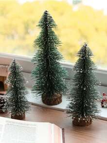 1 قطعة شجرة عيد الميلاد الصغيرة لتزيين الطاولة، شجرة عيد الميلاد الصناعية الصغيرة للمكتب لديكور العطلات، شجرة صنوبر مغطاة بالثلج لديكور المنزل في فصل الشتاء، زخرفة عيد الميلاد الصغيرة للمكتب، ديكورات عيد الميلاد للمنزل، هدايا عيد الميلاد