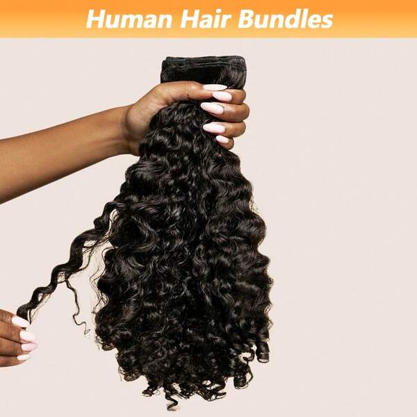 Paquetes de cabello brasileño ondas de agua cabello humano virgen Remy (18 20 22 pulgadas) rizo de agua ondulado y húmedo 1/3 paquetes/lote extensiones de cabello color natural