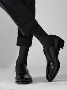 20/5/3/1 Pairs Men's Solid Color Soft Breathable Sports & Casual Mid-Calf Socks, Multi-Pack, All Season