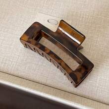Pinza de pelo grande y universal con estampado de leopardo, pinza elegante para peinados de moño, nuevo accesorio de cabello de moda 2024: pinza, mordaza, agarrador y atrapador de cabello