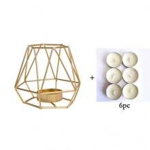 1PC/2pcs/3pcs Geometric Artificial Iron Metal Vertical Four Season Universal Candle Holder, Aromatherapy Candle Cup, Suitable For Outdoor Courtyard Decoration, Office Desktop Decoration, Aromatherapy Candle Cup, Room Atmosphere, Wedding, Family Gathering, Party, Confession And Dining Table Decoration, Home Dining Table Center Candlelight Dinner Decoration, Romantic Atmosphere Decoration, All Year Round Universal