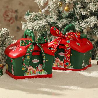 Christmas New Year Gift Box Christmas Storage Box Savings Tank Christmas Eve Apple Box Christmas Packaging,New Year's Piggy Bank Storage Box, Christmas Gift Packaging Box