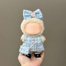 Conjunto de accesorios de ropa intercambiable de 17 cm para muñeca, llaveros, conjuntos de vestidos con fragancia para LABUBU, regalo de regreso a clases, colección de verano, regalo de cumpleaños/festividad - Multicolor - Ver 5