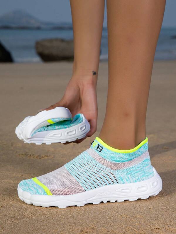 Couples Water Shoes Suitable For Barefoot Lovers, Soft Bottom Women's Beach Shoes For Swimming, Diving, Outdoor Quick-Drying Summer Sandals, Fishing Water Shoes, Anti-Slip Breathable Wading Shoes