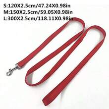 Smycz nylonowa MCKhome dla psa – miękka i wytrzymała smycz treningowa o długości 1,3 m/2 m/3 m dla małych, średnich i dużych psów. Artykuły dla zwierząt.