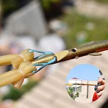 1pc Outdoor Fishing Tool, Stainless Steel Detachable Fishing Spear With Accessories, High Quality Durable Slingshot Fishing Kit - Gold - View 6