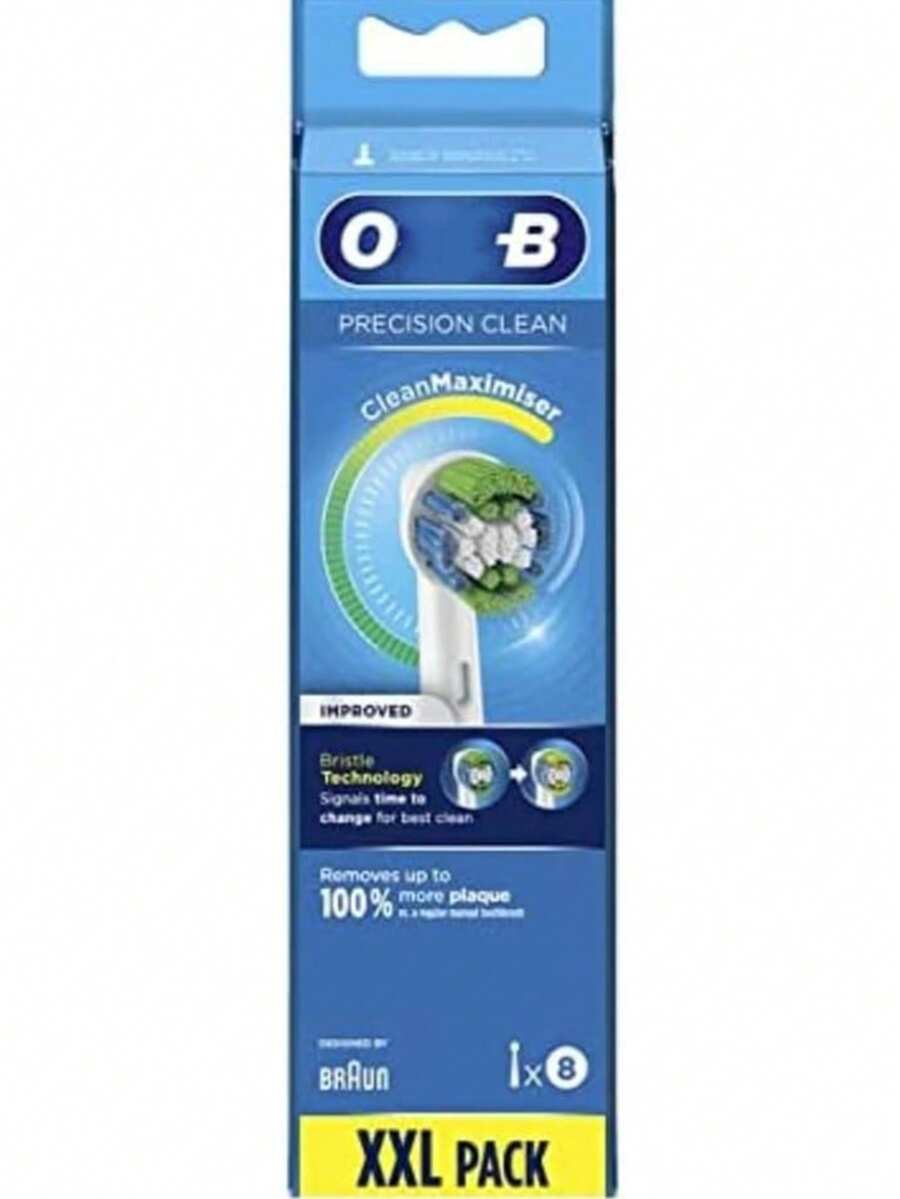 Precision Clean Toothbrush Heads Pack Of 10 - Blue and White - View 1