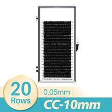 20 排睫毛延长 C CC D 卷曲俄罗斯浓密睫毛 0.03 0.05 0.07 0.10 0.15 0.20 8-15 毫米厚度睫毛簇、睫毛簇、单根睫毛、睫毛、假睫毛 - CC - 查看 58