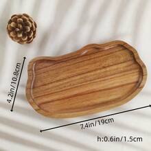 Halloween Themed Tray, Wooden Halloween Decorative Tray, Suitable For Halloween And Christmas Decoration, Suitable For Home Decor, Indoor Autumn Decor, Also An Ideal Choice For Christmas, Very Suitable For Halloween Use - Coffee Brown - View 4