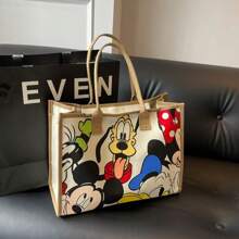 1PC  Tote Bag Donald Duck Shoulder Bag Large Size Large Shoulder Bag Women's Tote Bag  Donald Duck Style