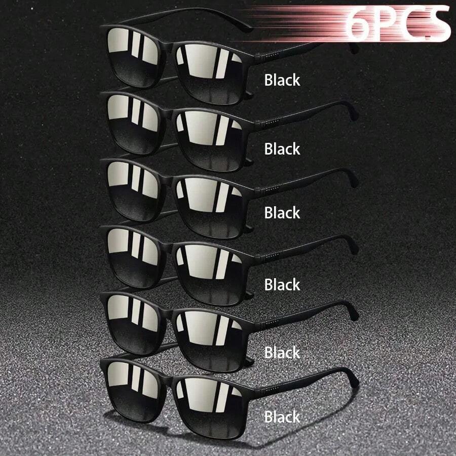 Sports Glasses - 6件-(6黑色) - 查看 1