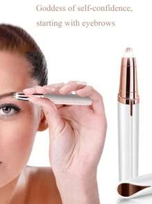 迷你无痛脱毛器 - 面部、比基尼线和腋下脱毛，口红式眉毛修剪器，迷你电动面部脱毛器，女士便携式设计，美容工具，时尚脱毛器+眉笔 - 彩色 - 查看 10