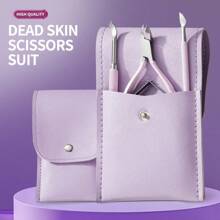 3 pièces Kit de manucure et pédicure complet - Coupe-ongles, limes et coupe-ongles en acier inoxydable - Ensemble de soins personnels inodores pour hommes et femmes