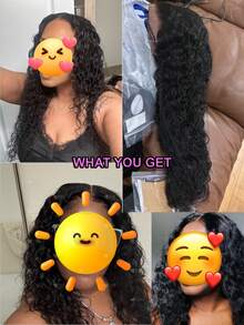 Tóc giả Pre Everything 13x4 Tóc giả phía trước Cắt sẵn Tẩy trắng trước Nhổ sóng nước Tóc giả ren phía trước với tóc trẻ em Nút thắt vô hình Tóc giả siêu an toàn cho phong cách kỳ nghỉ Tóc giả thân thiện với người mới bắt đầu dành cho phụ nữ Unice Hair - SNatural - Xem 9