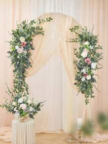 60Pcs 4 Kinds Babys Breath Mixed Eucalyptus Leaves Artificial Flowers For Wedding Vase Bouquet Floral Arrangement Decor Gifts Birthday Graduation, Eucalyptus Stem Artificial Eucalyptus Leaf Stem, Eucalyptus Stem Decoration Fake Green Stem Green Decoration Artificial Flower Bulk For Home And Office Use Artificial Flower Bouquet Center Piece Wedding Decoration Christmas Decoration