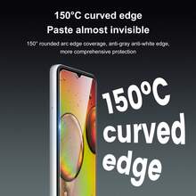 3 piezas de vidrio templado HD compatible con LG  K41S, protección de pantalla de borde a borde, esenciales para protección de pantalla de teléfono para uso diario, oficina y hogar, accesorios de teléfono a prueba de agua, a prueba de golpes, resistente a caídas, resistente a arañazos y antihuellas dactilares con cobertura completa - Multicolor - Ver 4
