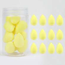 12个装透明罐装迷你化妆海绵，小巧柔软，干湿两用，不含乳胶。适用于化妆、家居装饰、梳妆台、旅行、卧室等场合。也可用于化妆配件、粉扑、化妆海绵、散粉扑等。此外，它也是圣诞礼物、化妆工具、礼品、女士礼物、圣诞礼物、赠品、旅行必备品等。 - 彩色 - 查看 25