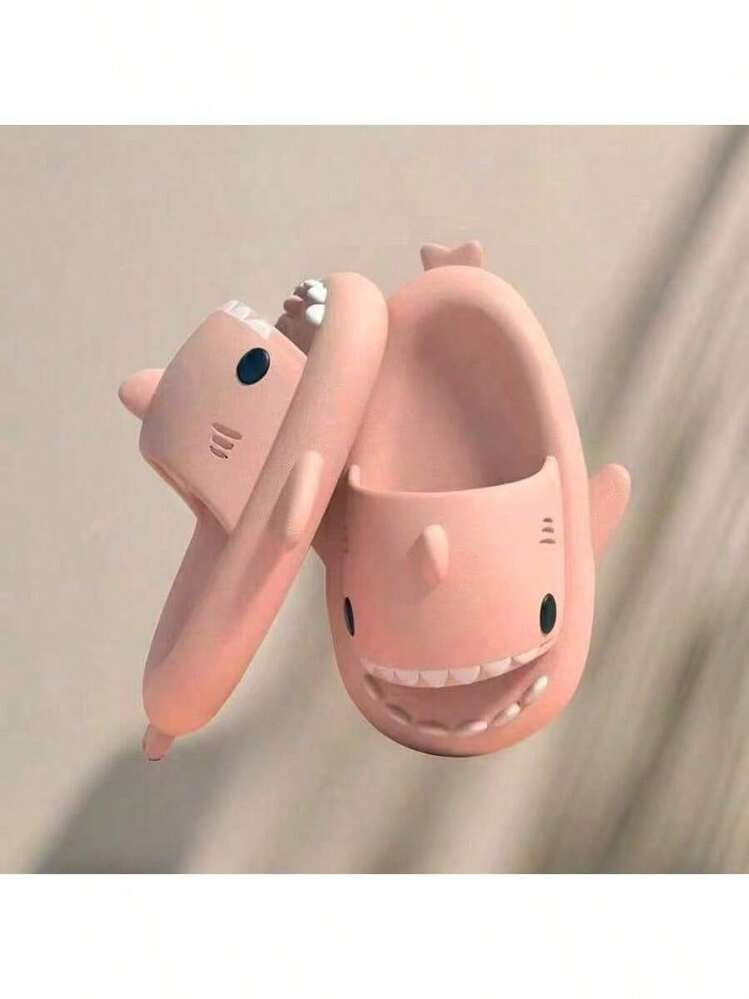 Dép đi trong nhà hình cá mập đế dày 4cm dành cho nam và nữ, dép đi trong nhà đi biển siêu mềm, đàn hồi, chống trượt, dép đi trong nhà dễ thương, không gây tiếng ồn cho các cặp đôi, dép xăng đan đi dạo phố mùa hè - màu đen - Xem 9