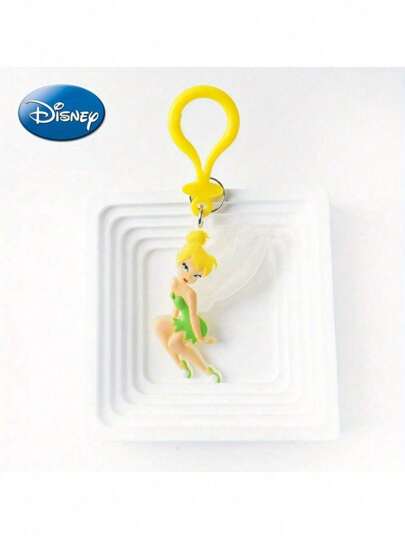 Mattel 1PC Disney Officially Licensed Tinker Bell  Keychain Cute Decorative Keyring For Car Keys Bags Clothes Keychain Accessory Perfect Birthday Holiday Gift For Disney Fans And Family Friends