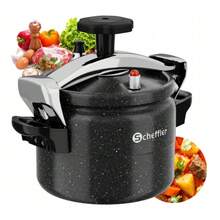 Szybkowar 15 L 30 CM Cm Garnek Ciśnieniowy Aluminiowy Scheffler - Black - View 2