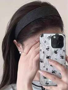 Diadema azul de mezclilla premium con borde ancho y pinza para el vello facial de estilo sencillo y moderno. Accesorios para el cabello para mujer. Herramientas para el cabello. Accesorios de belleza. Accesorios para cabello rizado. Ideal para otoño, viajes y ocasiones especiales. Regalos para mujer. - Multicolor - Ver 8