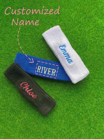 [ Customized Embroidery ] Men's And Women's Sports Straps, Sports Towels, Headband Suitable For Running, Cycling, Yoga, Spa, Basketball, Yoga, Dance, Fitness And Other Sports Activities. Elastic Sweat Absorbing Headband