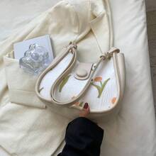 Women Fashion Backpacks - 白色無掛件 - 查看 2