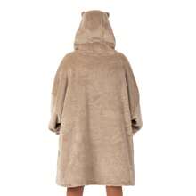 Pusheen Womens Blanket Hoodie (Brown) - Brown - View 2