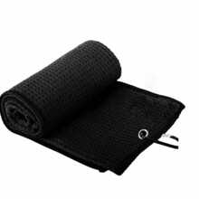 Golf Towel, Outdoor Sports Towel, Absorbent & Quick Dry, Ultra-Fine Fiber Waffle & Pineapple Pattern, With Hook