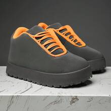 New Men's Bread Shoes Sports Versatile Casual Sneakers Men - Xám - Xem 8