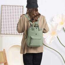 Women Fashion Backpacks - 丁香紫 - 查看 4