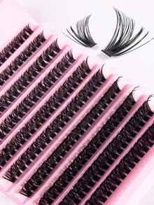 200 Pcs D Curl Lashes Clusters,8-16mm, False Eyelashes 10 Rows 30D Cluster Lashes,Invidual Eyelashes Natural Looking & Lightweight Lashes, Lashes Extension, Easy Makeup Eyelashes , DIY Segment Eyelashes,Thick & Dramatic Lashes, Segment Lashes - C - View 13