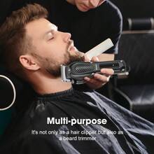 Keme Barber Blading Hair Cutting Machine Clipper Grooming Cordless Rechargeable Professional Shaver Clippers KM-1071