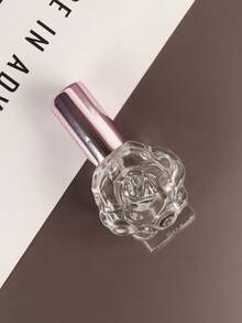 2pcs 10ml Rose Shaped Refillable Perfume Bottles With Spray Nozzle, Oil-Free, Glass Structure, Rose Scented, Suitable As Romantic Gift For Girlfriend, Wife, Friend On Valentine's Day - 10ml - View 7