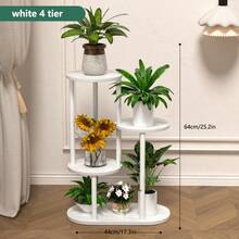 1 件多层简约花架，适用于多肉植物、绿萝、客厅、阳台、节省空间的室内植物和展示架 - 彩色 - 查看 15