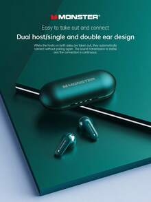 Monster XKT25 TWS Openair AI翻译耳机 AI智能100+语言运动耳机降噪耳塞 - 均碼 - 查看 8